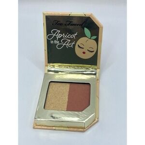 Too Faced Apricot in the Act Fruit Cocktail Blush Duos Mini .10oz/2.83g-New